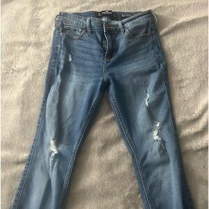 hollister mid rise super skinny jeans